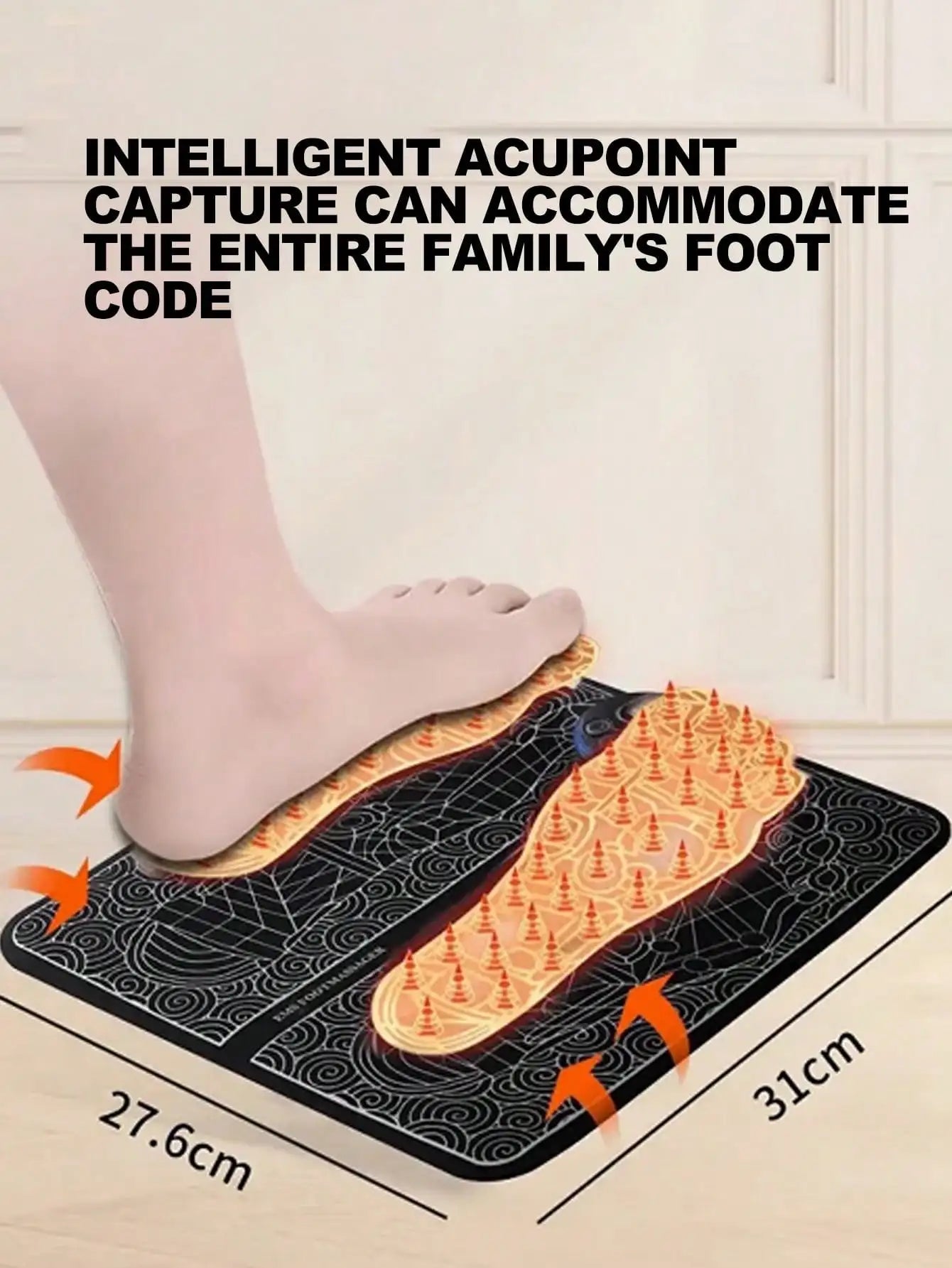 EMS Foot Massager Pad – Pain Relief & Circulation Boost at Home
