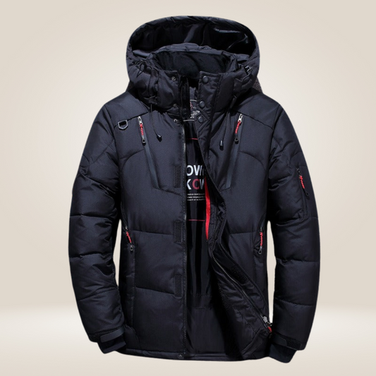Men’s Winter Puffer Jacket | Hooded