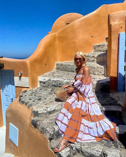 Women’s Off Shoulder Tiered Dress | Maxi