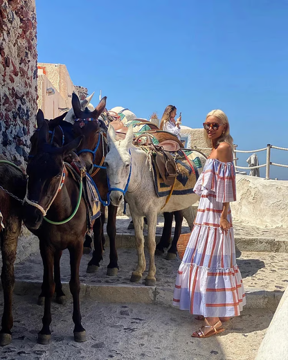 Women’s Off Shoulder Tiered Dress | Maxi